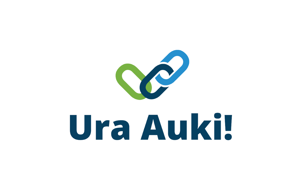Ura auki! logo.